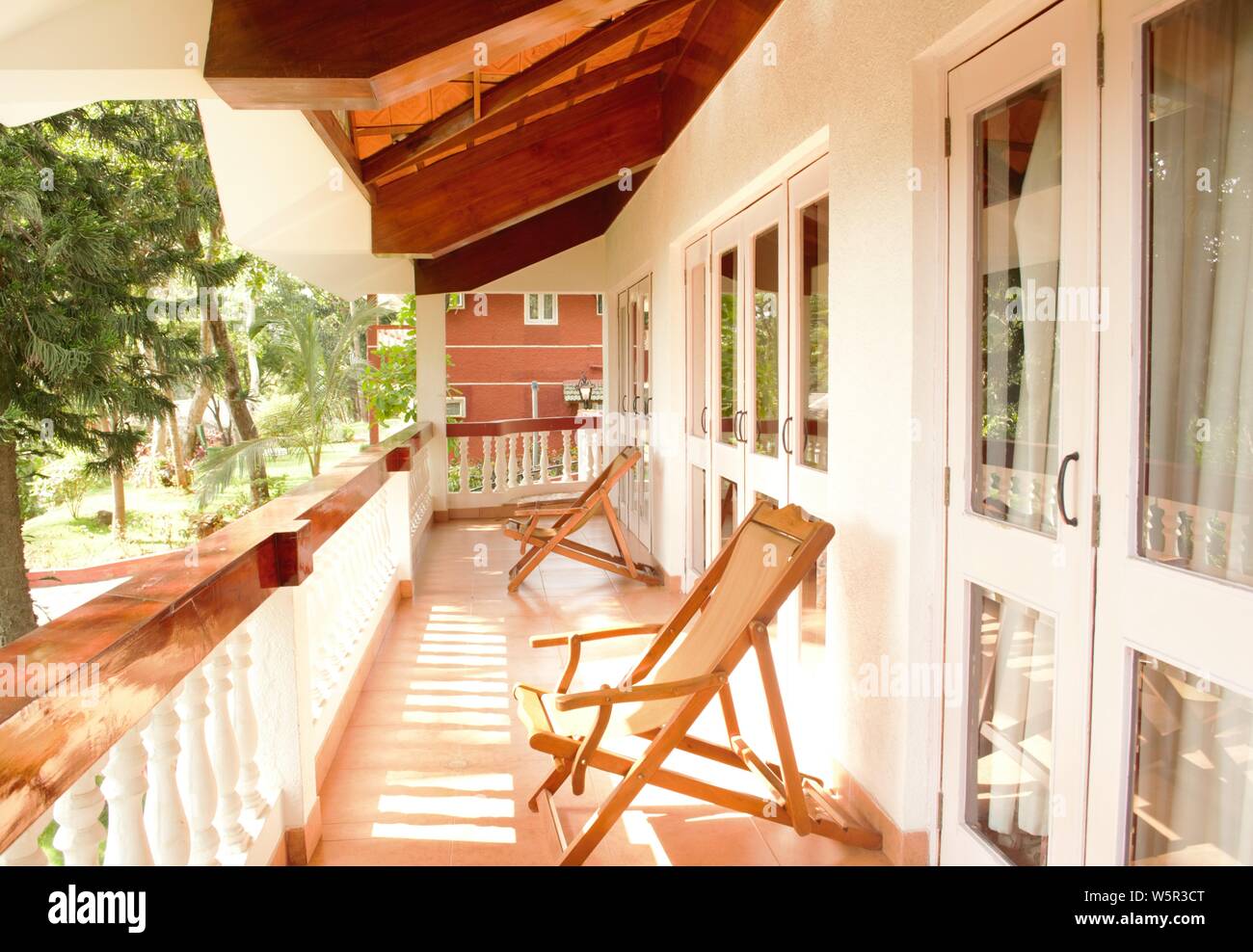 Les intérieurs de luxe spacieuse villa de vacances Banque D'Images