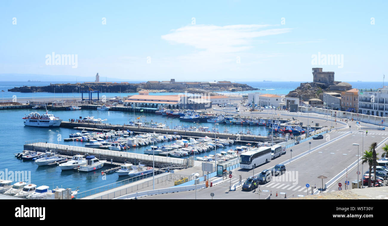 La ville la plus méridionale d'Europe a été fondée par les romains au 1er siècle. Banque D'Images