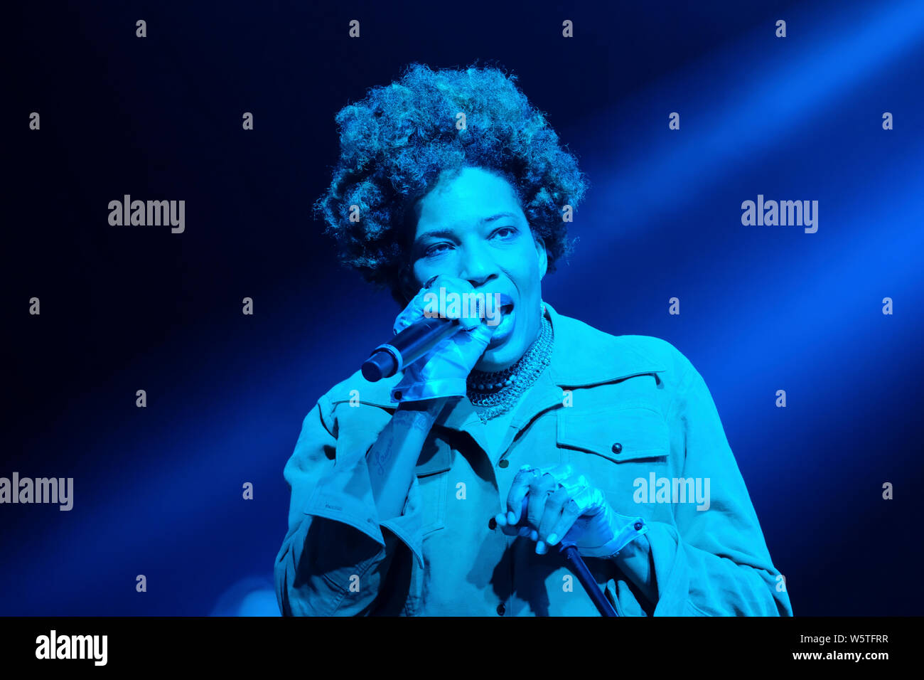Macy Gray qui se produiront au festival WOMAD, Charlton Park, Royaume-Uni. Juillet 26, 2019 Banque D'Images
