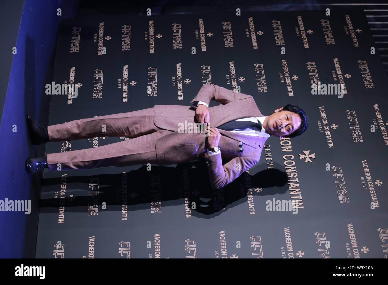 L'acteur sud-coréen Ha Jung-woo assiste à un événement promotionnel pour Vacheron Constantin à Séoul, Corée du Sud, 8 novembre 2018. Banque D'Images