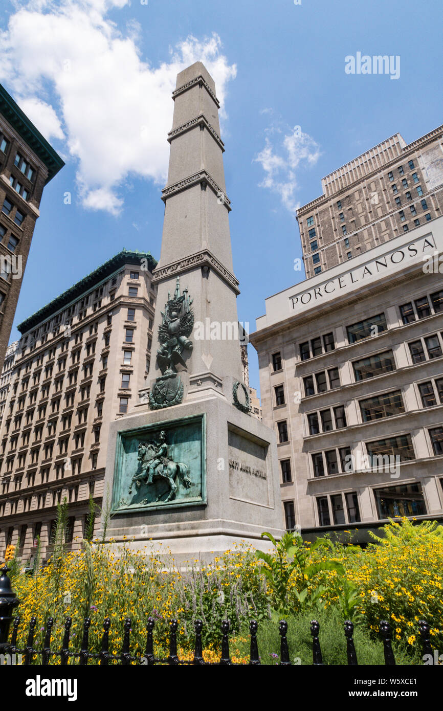 Monument d'une valeur générale, Cinquième Avenue et 25th Street, NYC Banque D'Images
