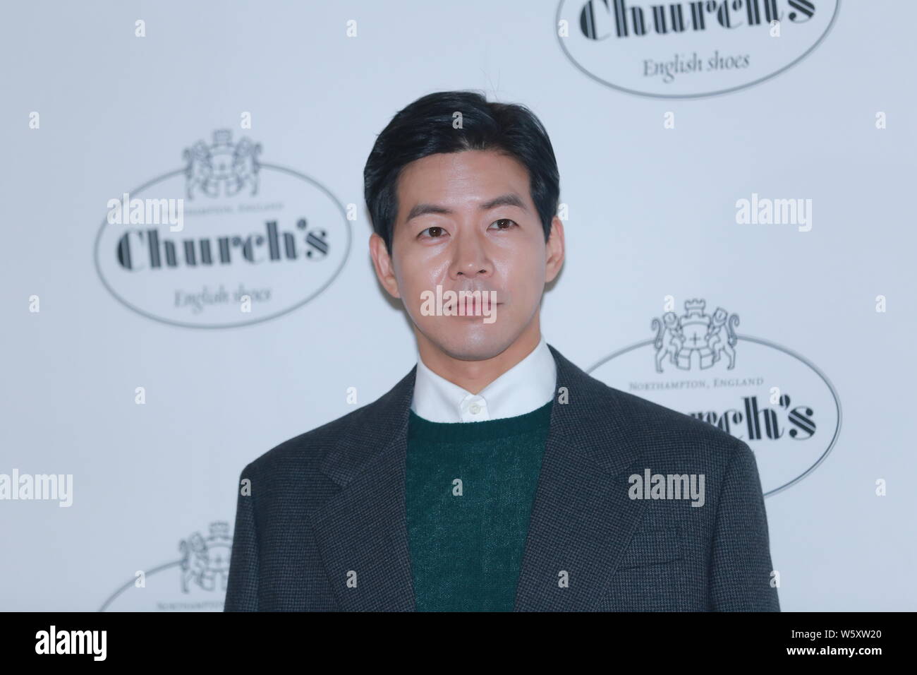 L'acteur sud-coréen Lee Sang-yoon assiste à un événement promotionnel pour l'Église à Séoul, Corée du Sud, le 14 novembre 2018. Banque D'Images