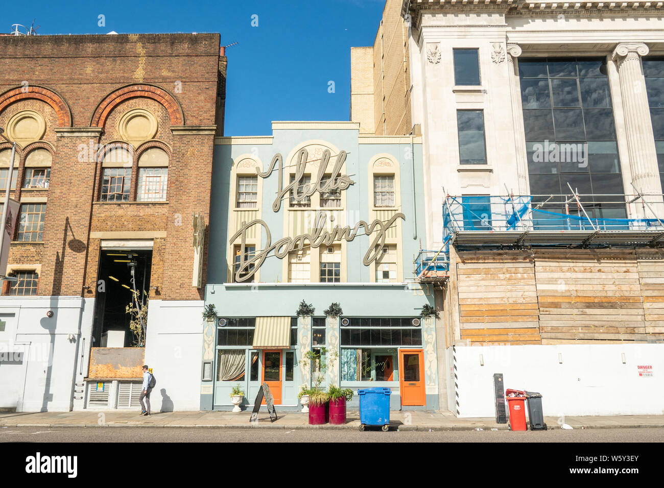 Bonjour Darling Restaurant, Waterloo Road, Londres. Banque D'Images