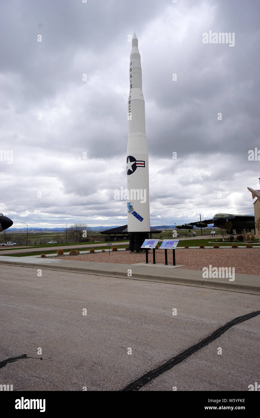 Missiles ICBM Minuteman II Banque D'Images