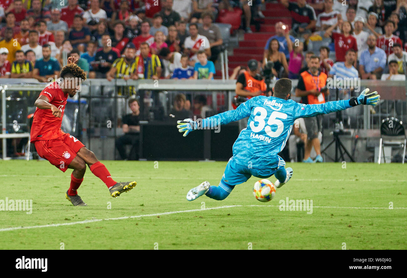 Munich, Allemagne. 30 juillet 2019. Kingsley COMAN, FCB 29 partitions, shoots but pour 4-0 FC BAYERN MUNICH - Football FENERBAHCE ISTANBUL AUDI CUP 2019 , A l l i a n z a r e n a Munich, 30 juillet 2019 saison 2019/2020, FCB, © Peter Schatz / Alamy Live News Banque D'Images