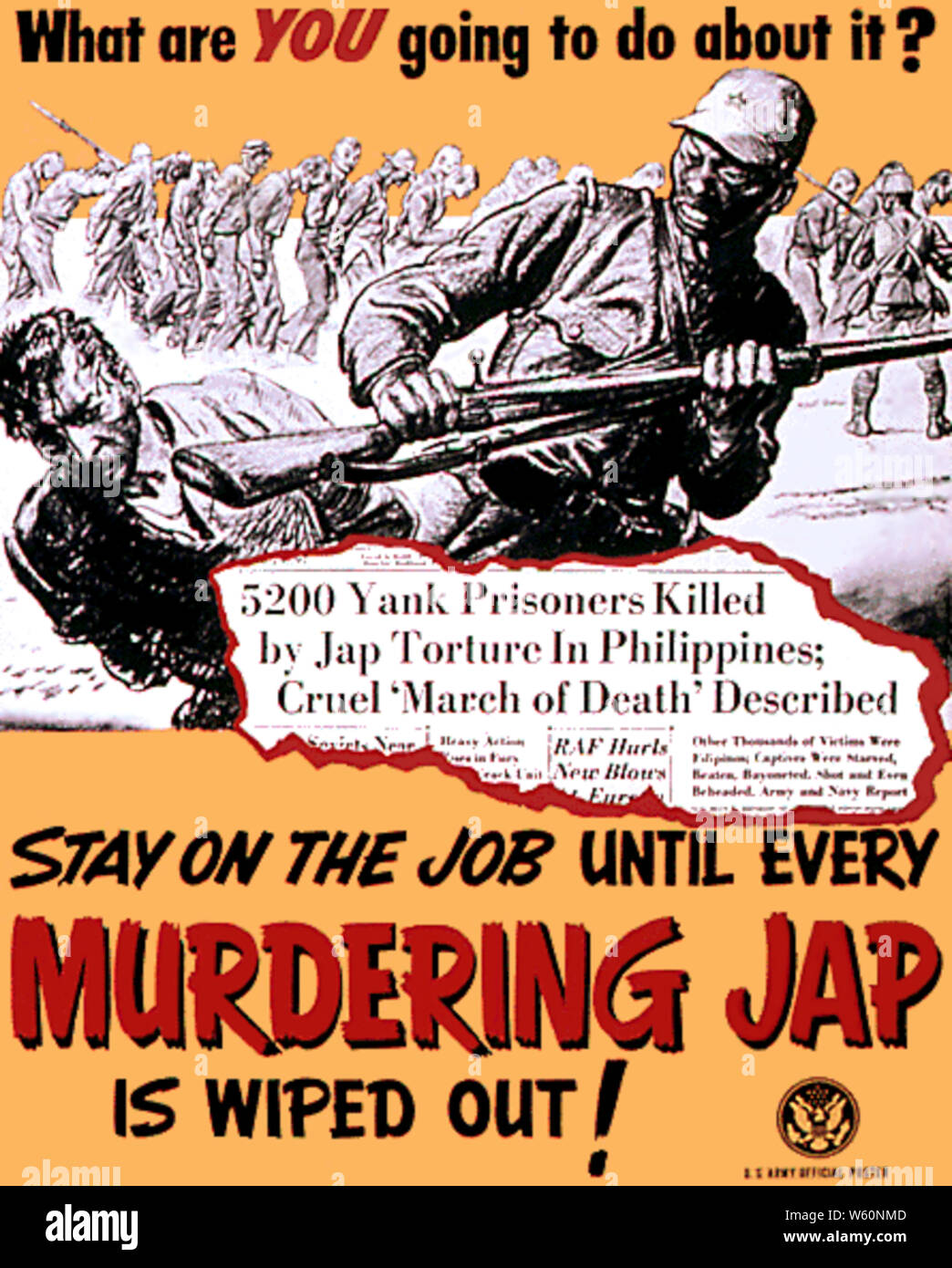 Affiche anti-guerre du Japon Banque D'Images