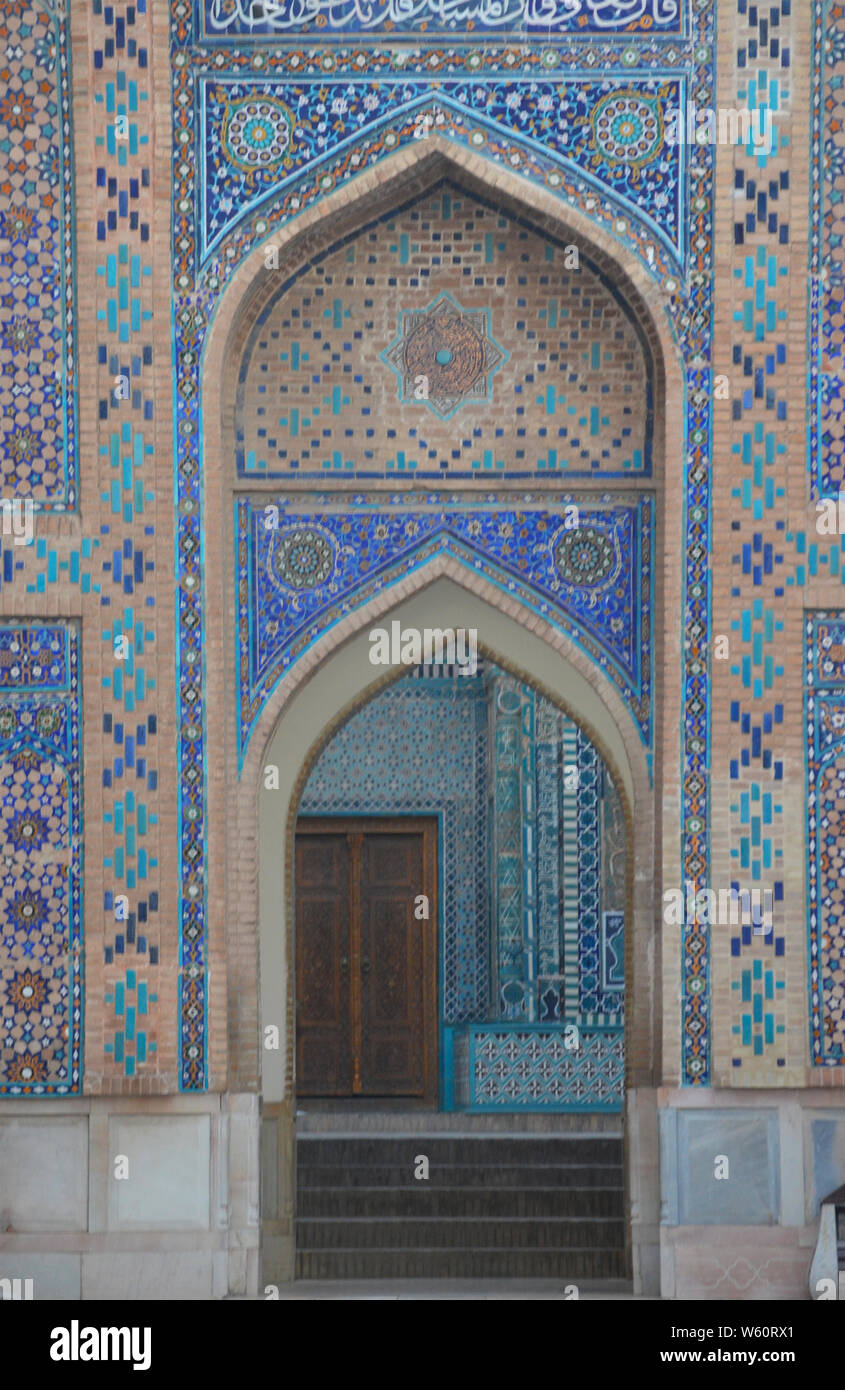 Shah-i Zinda, Samarkand, Ouzbékistan Banque D'Images