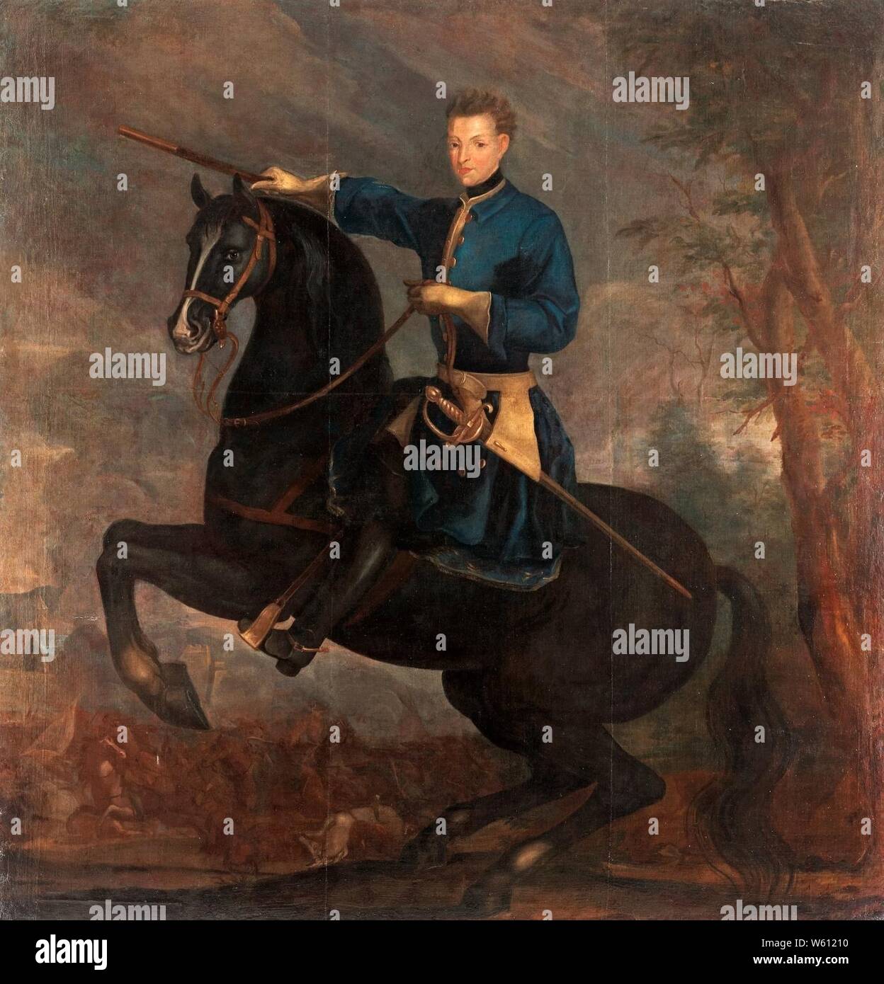 David von Krafft - le roi Charles XII de Suède 002. Banque D'Images