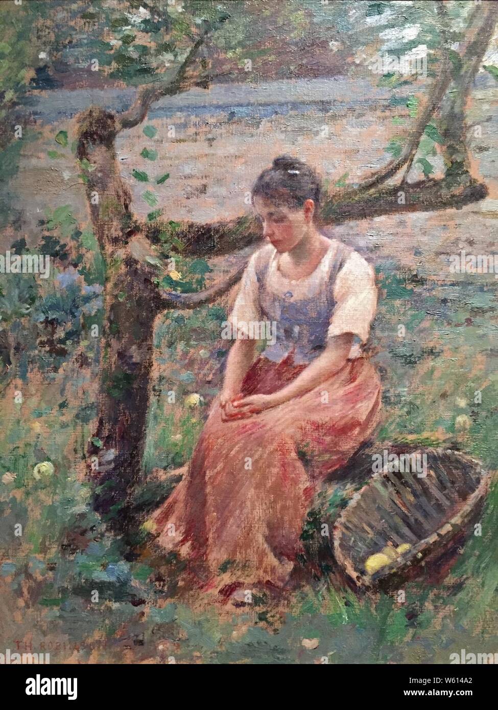 Day Dreams par Theodore Robinson, 1889. Banque D'Images