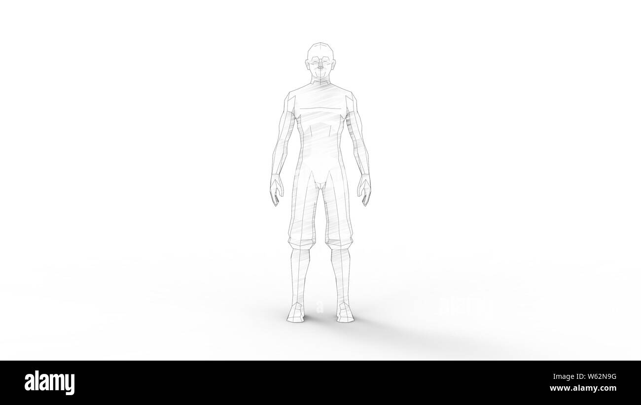 Anatomie 3d muscles visage Banque d'images détourées - Alamy