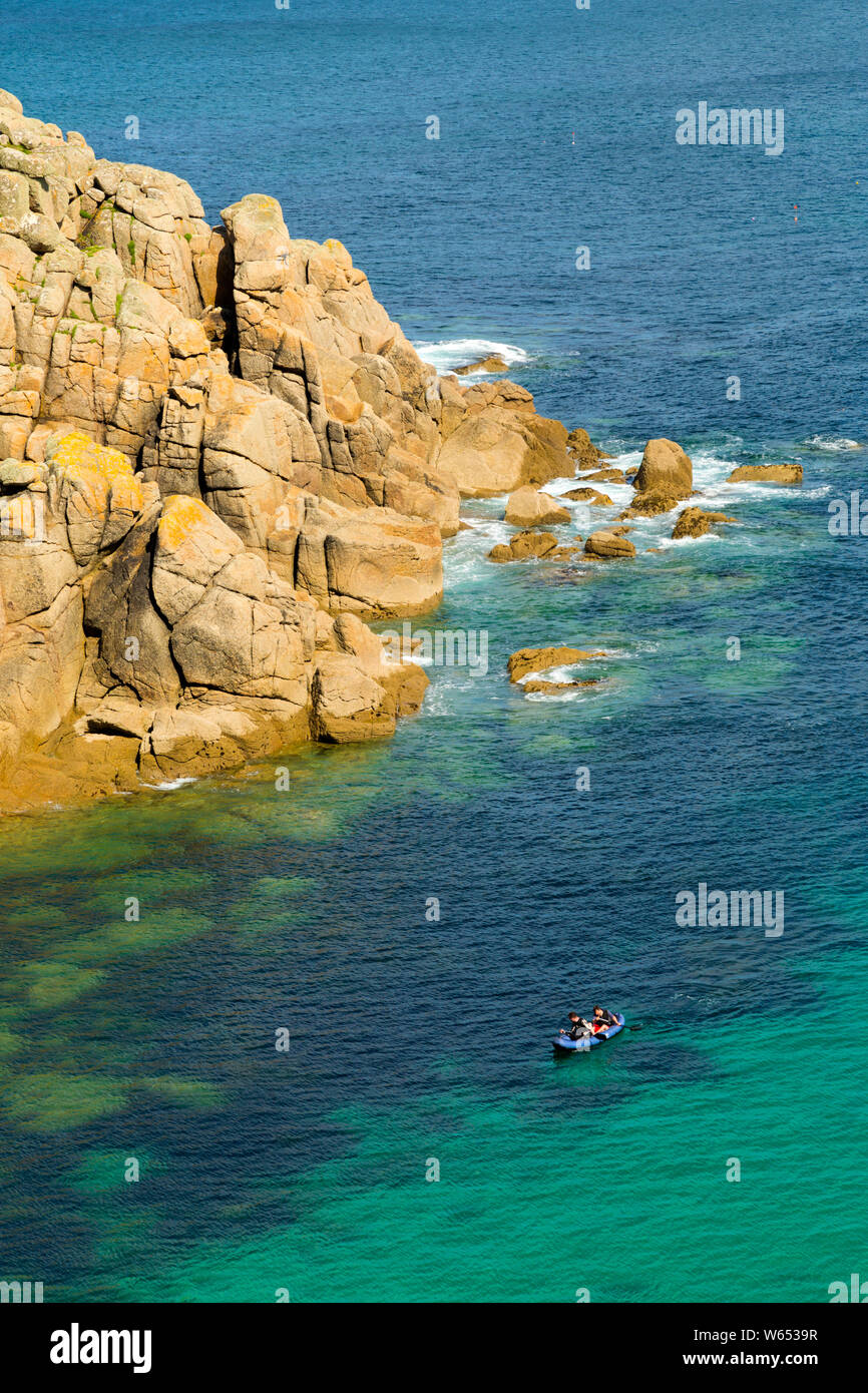 Porthgwarra West Cornwall Banque D'Images
