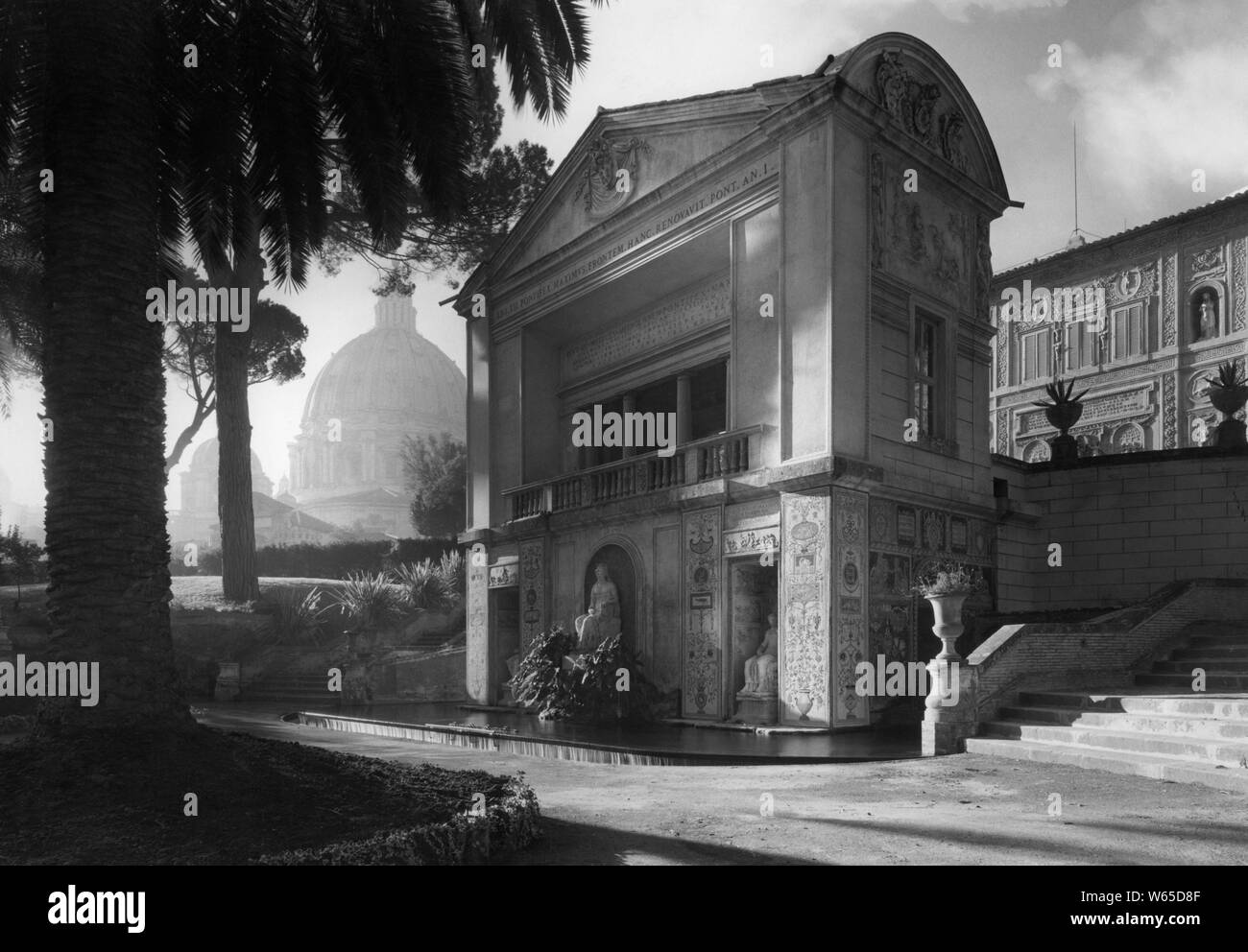 Casina Pio IV, des jardins du Vatican, 1930 Banque D'Images