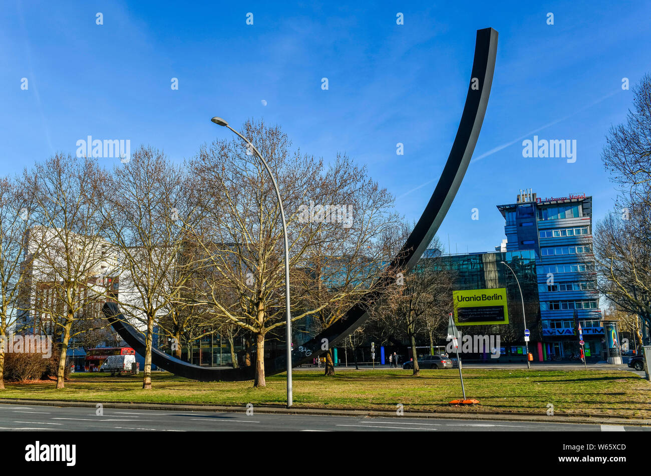 Skulptur Arc de 124,5°, An der Urania, Schöneberg, Berlin, Deutschland Banque D'Images