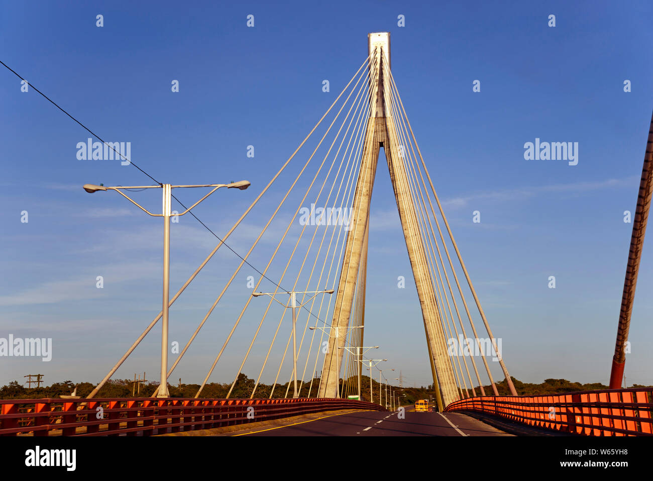 Mauricio Baez Bridge, San Pedro de Macoris, République dominicaine, Caraïbes, Amérique Latine Banque D'Images