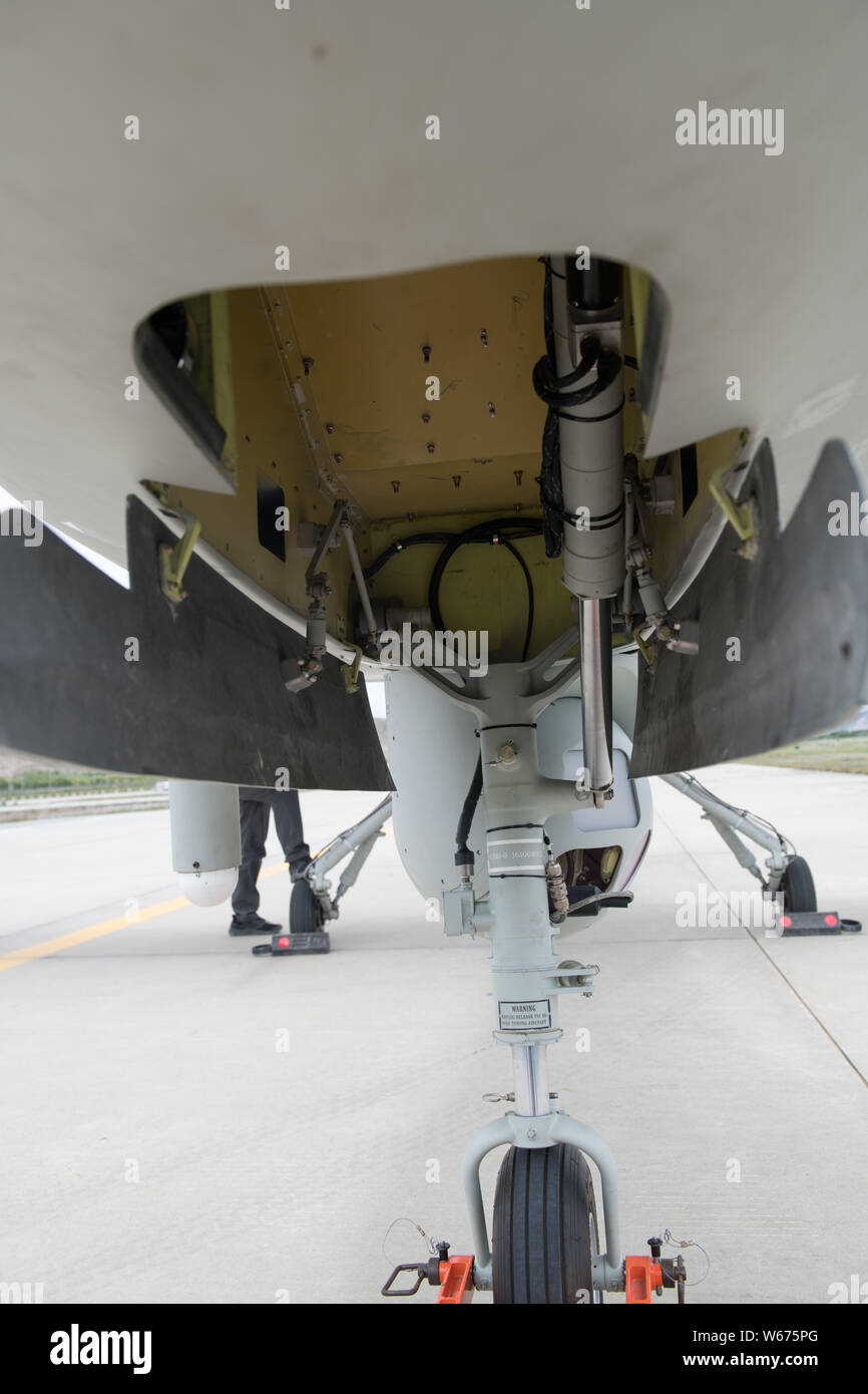 Un CH-4 de fabrication chinoise (Caihong-4 ou 4) arc-en-ciel de reconnaissance armés, de moyenne altitude longue endurance unmanned aerial vehicle (UAV), développé par le menton Banque D'Images