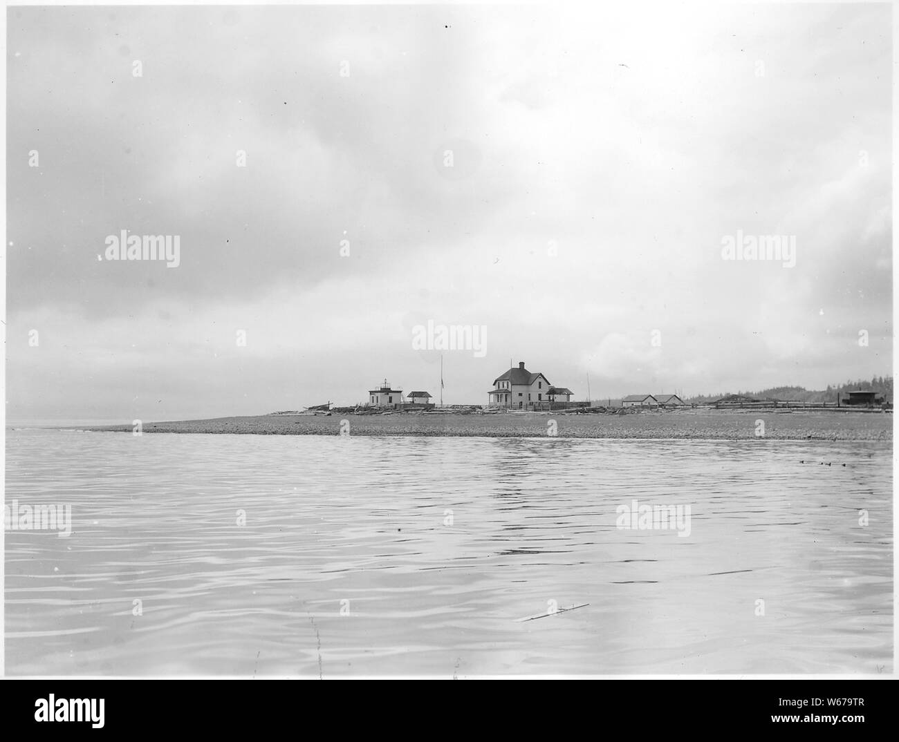Marrowstone Point, à l'Est, avril 1945, ca. 1943 - ca. 1953 Banque D'Images
