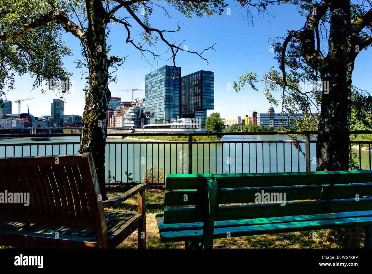 Hyatt à Dusseldorf - Allemagne, Medienhafen Banque D'Images