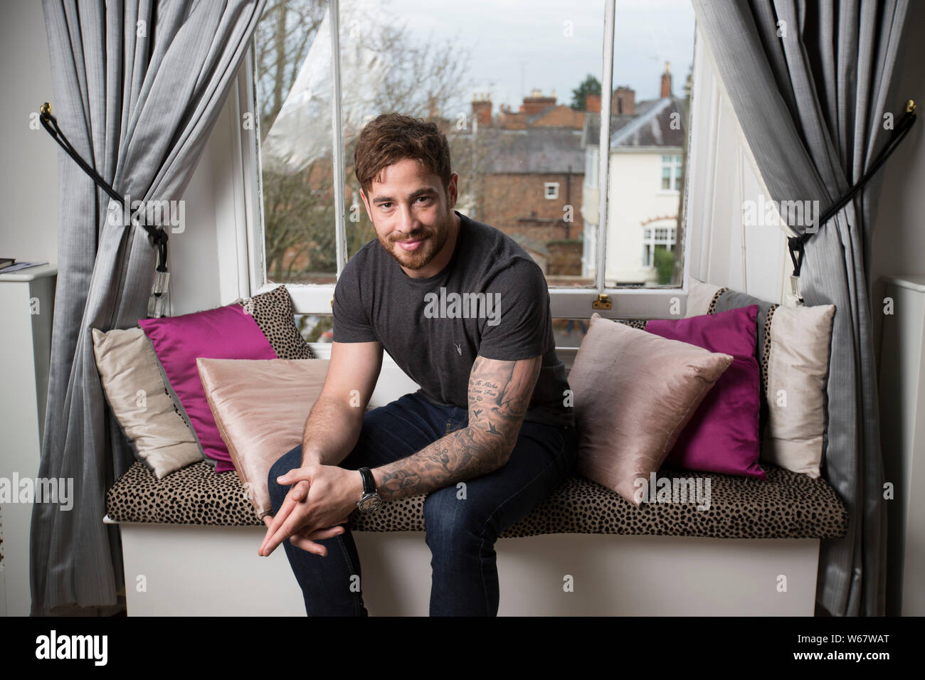 Rugby player Danny Cipriani. Banque D'Images