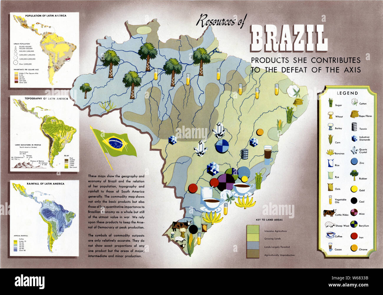 Ressources du Brésil Banque D'Images