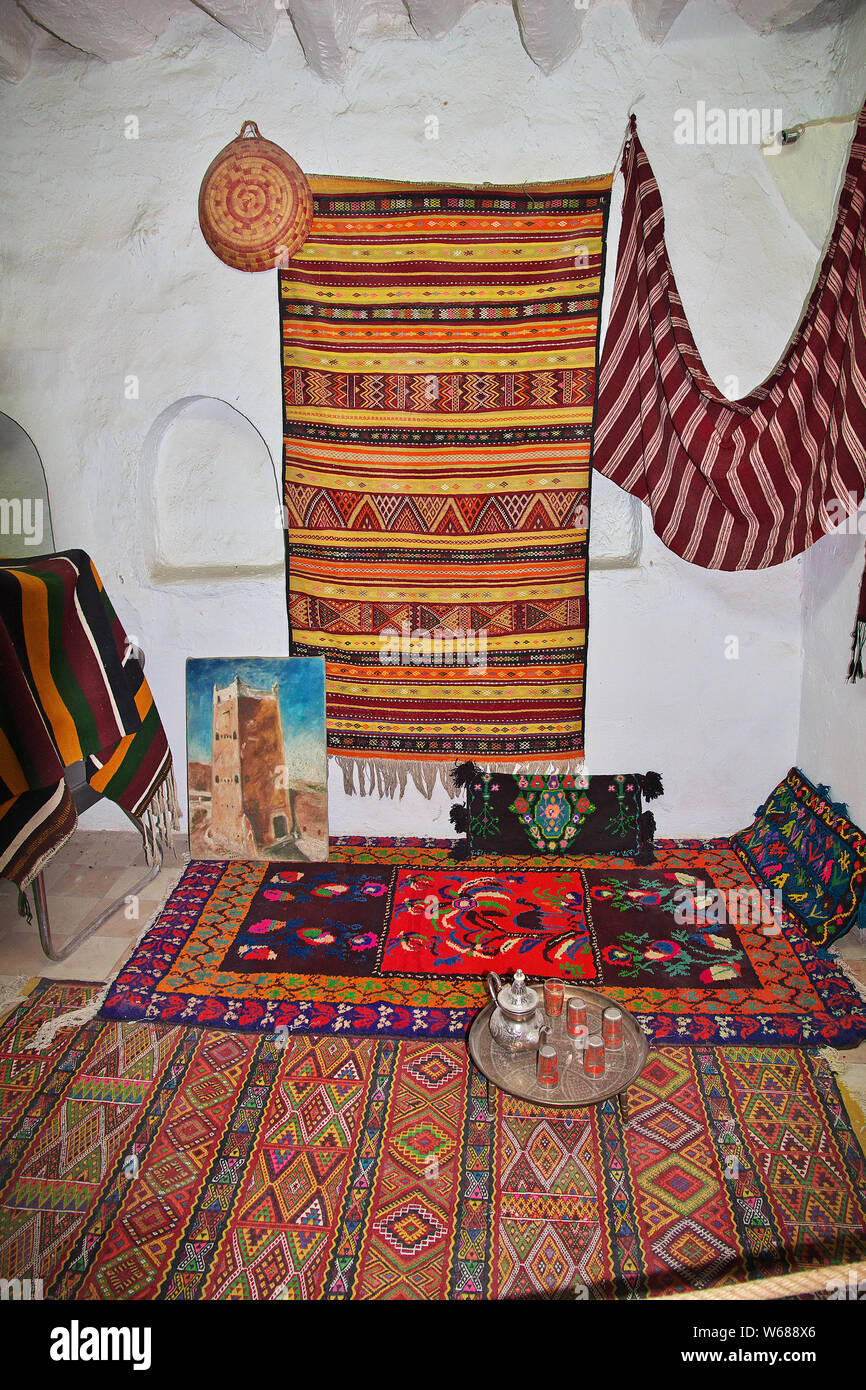 Maison berbère au Sahara, l'Algérie Banque D'Images