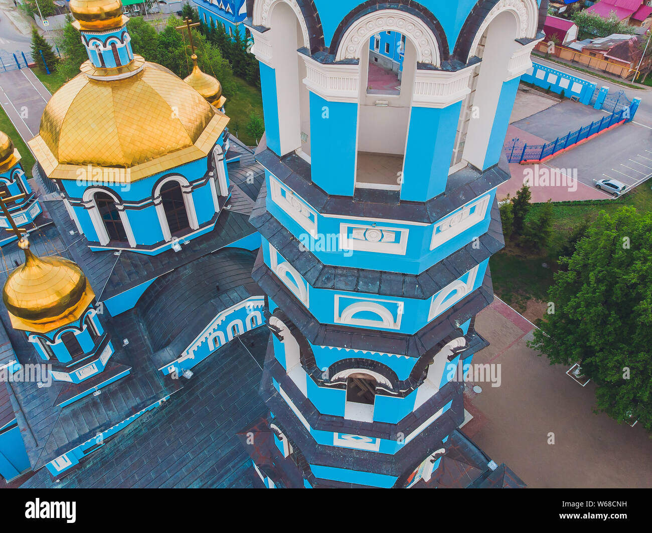 La Russie. Ufa. L'église de la Nativité de la Bienheureuse Vierge Marie. Banque D'Images