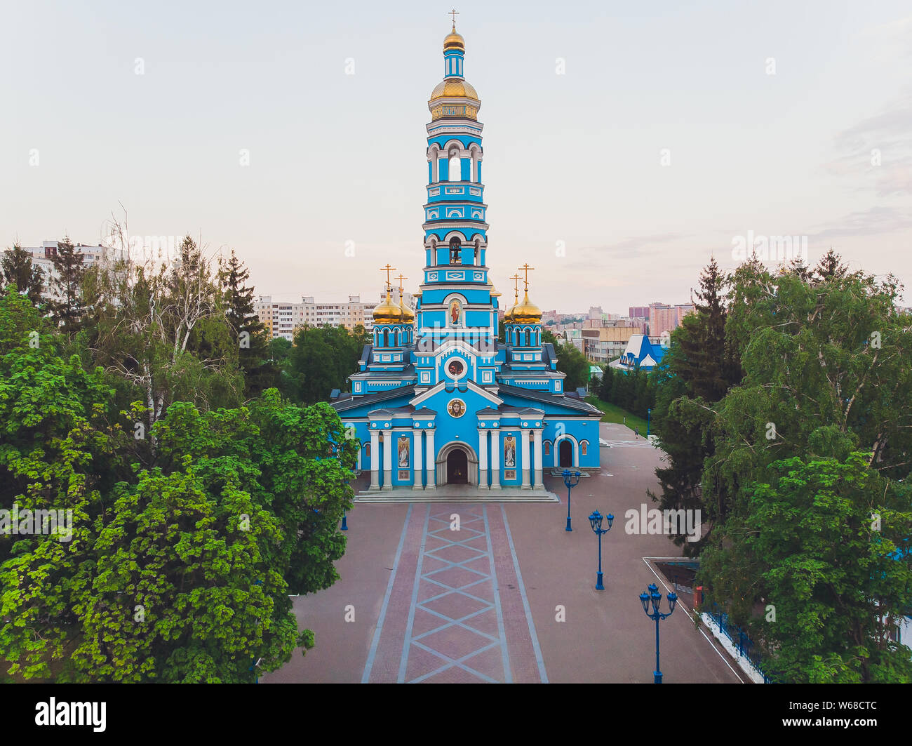 La Russie. Ufa. L'église de la Nativité de la Bienheureuse Vierge Marie. Banque D'Images