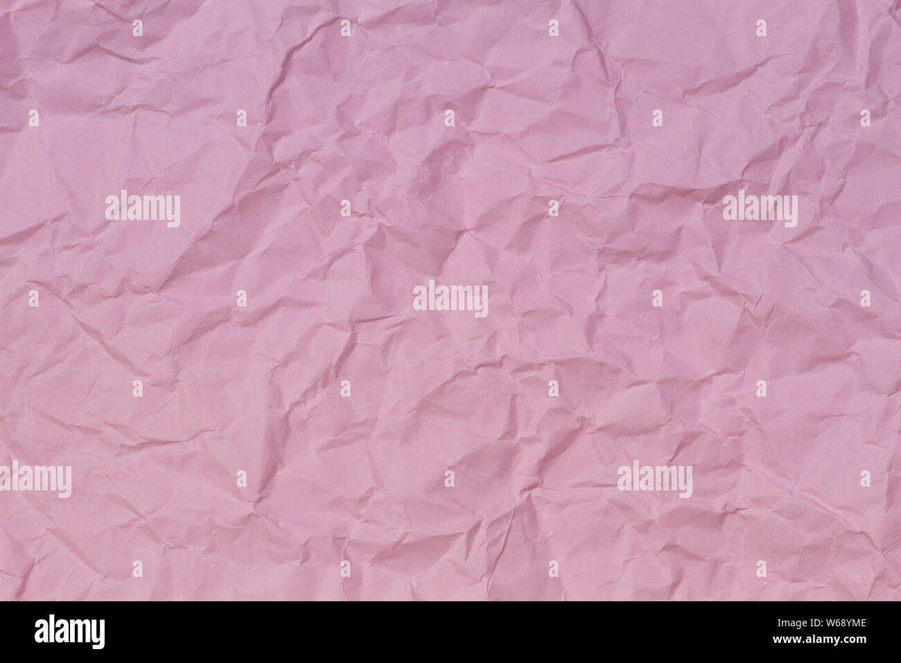 Papier froissé froissé rose texture background Banque D'Images