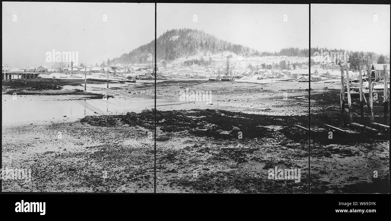 Wrangell, Alaska. Site de bassin intérieur de l'eau Banque D'Images