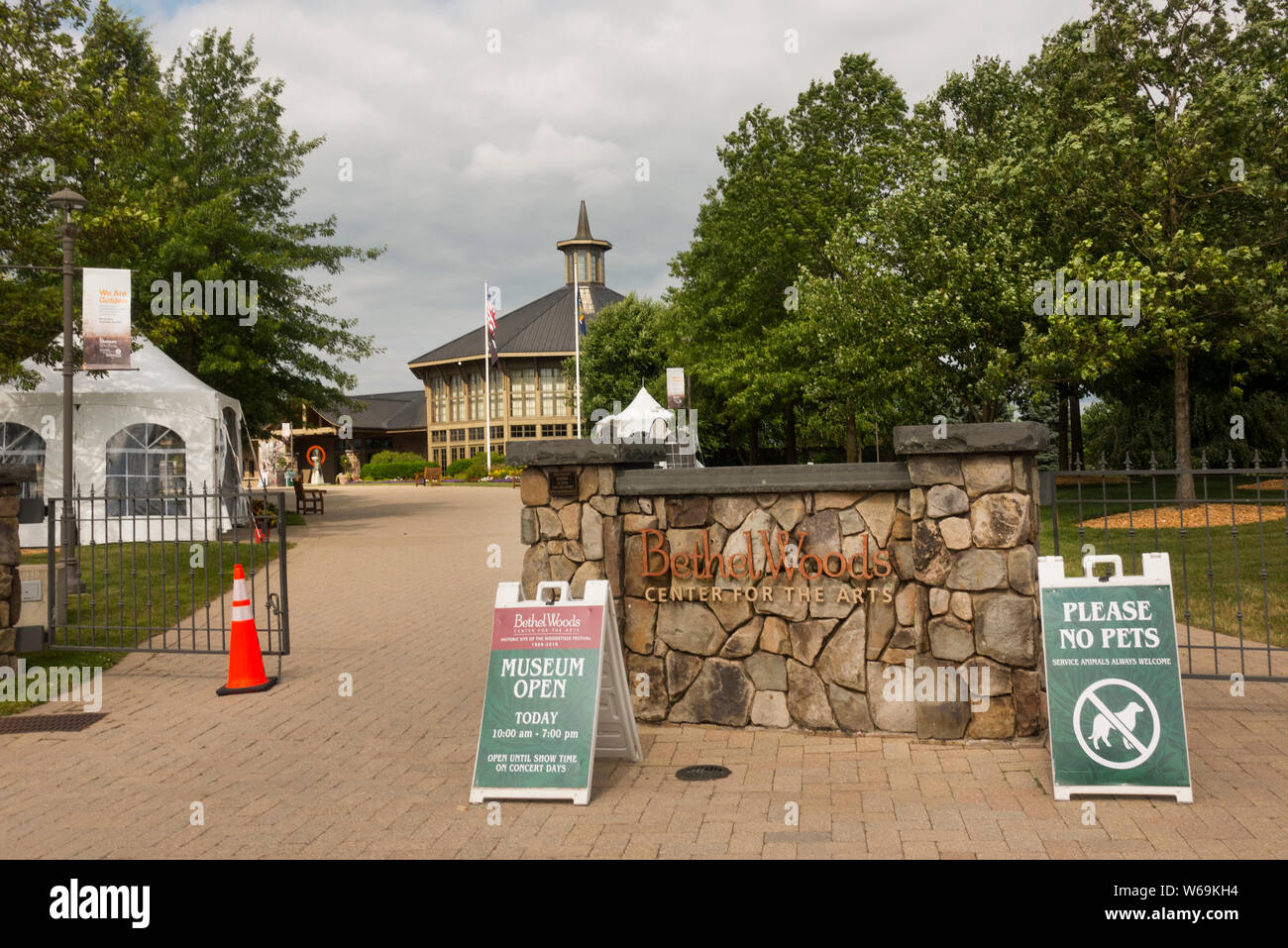 Bethel Woods Center for the Arts Bethel New York Banque D'Images