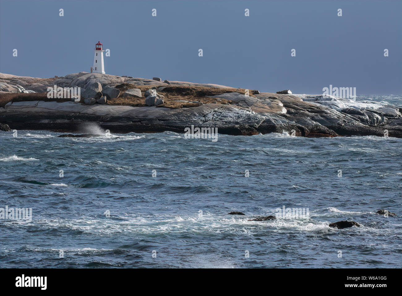 Le phare de Peggy's Cove Banque D'Images