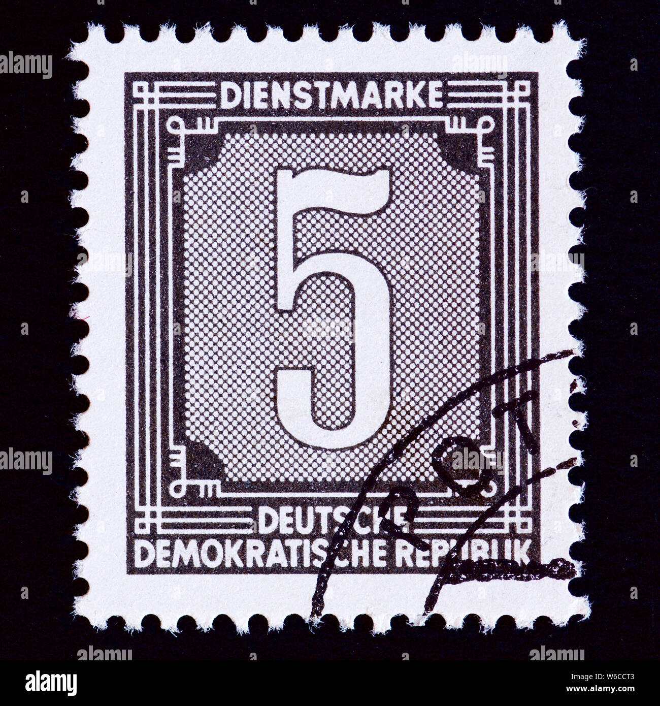 L'Allemagne de timbres-poste - Timbres officiels pour l'Administration Poster Banque D'Images