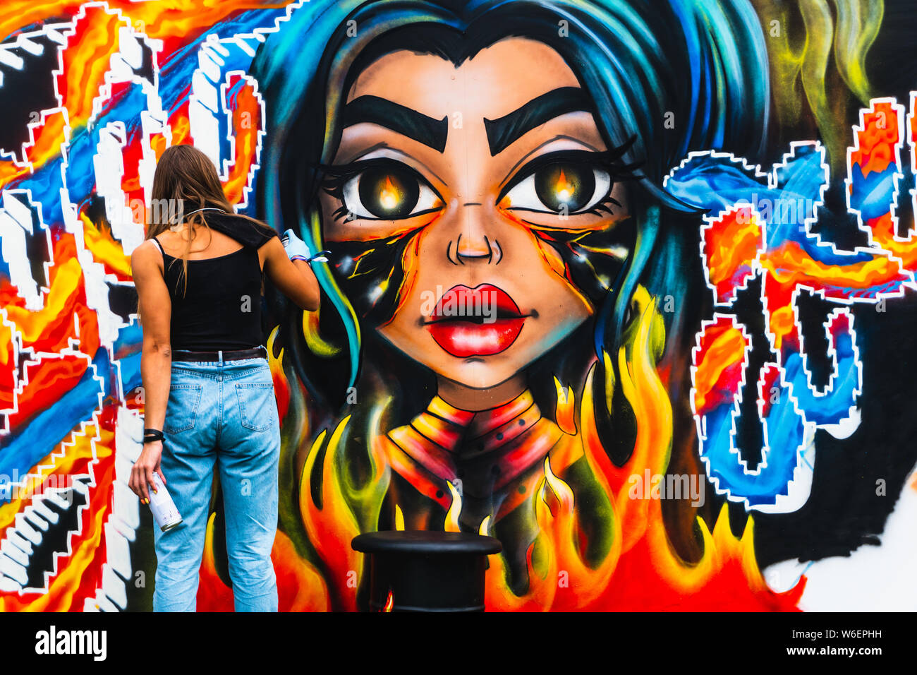 Drawing Graffiti Banque D Image Et Photos Alamy