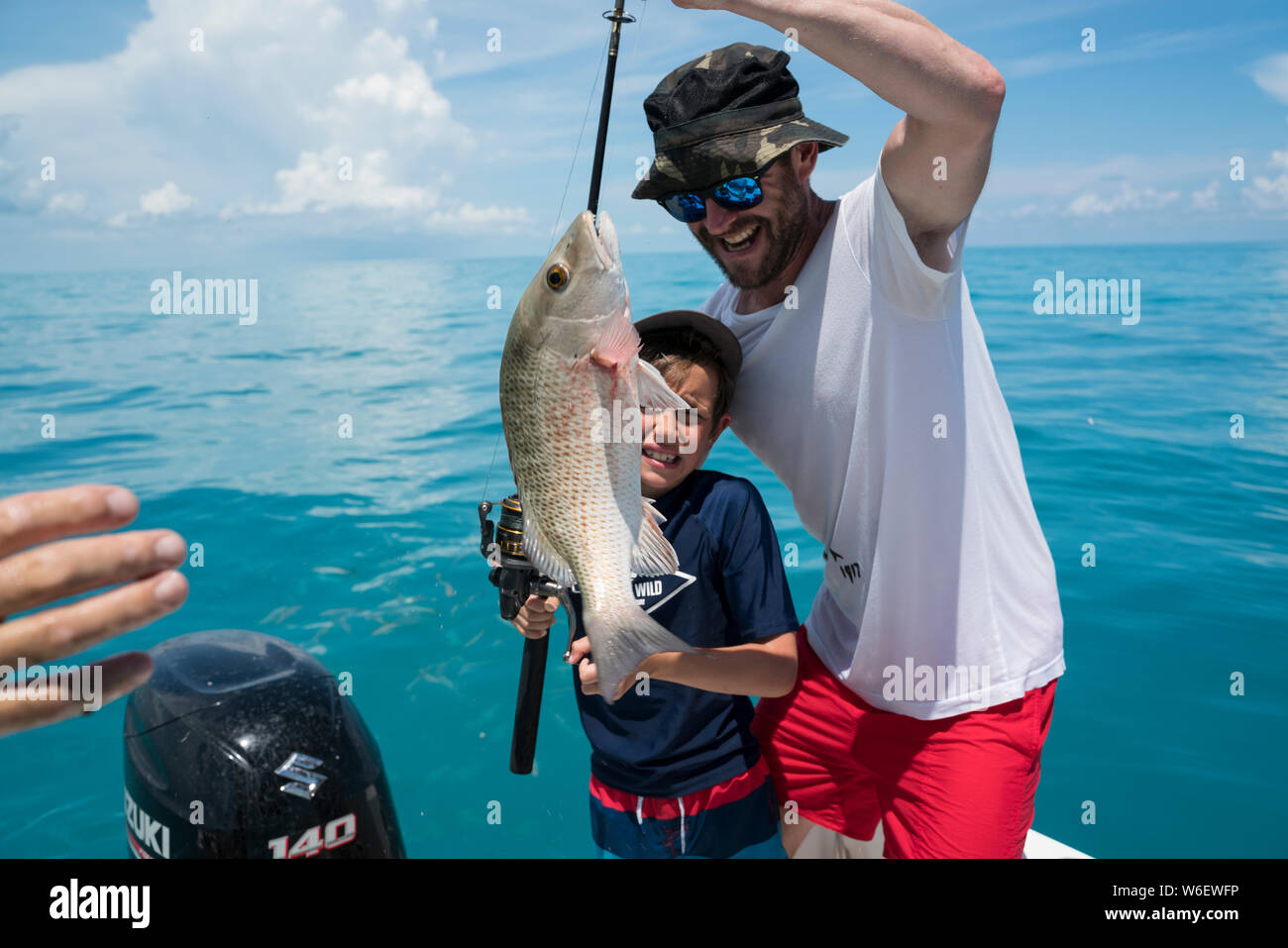 Pêche à la Florida Keys Banque D'Images