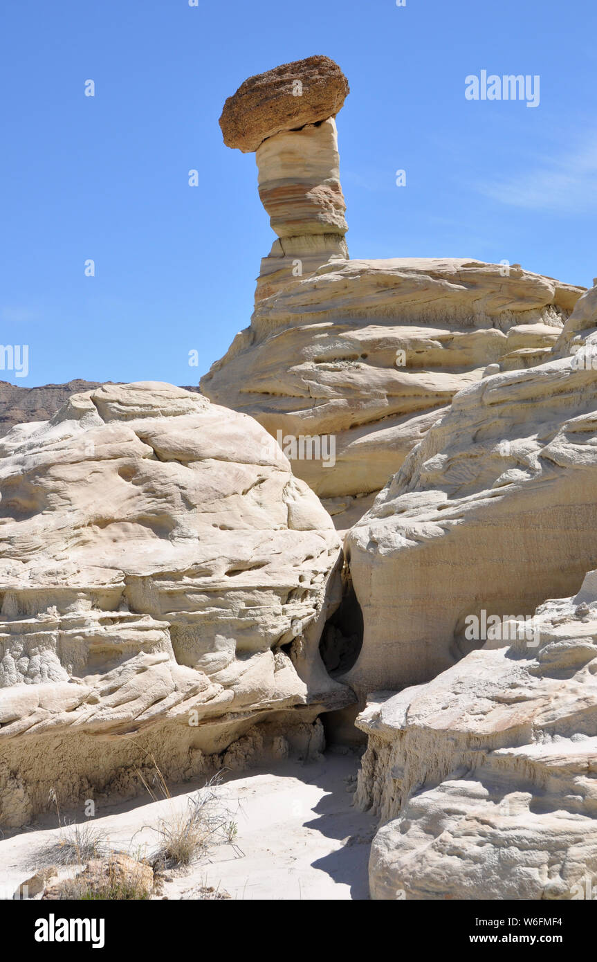 Wahweap hoodoos dans l'Utah Banque D'Images