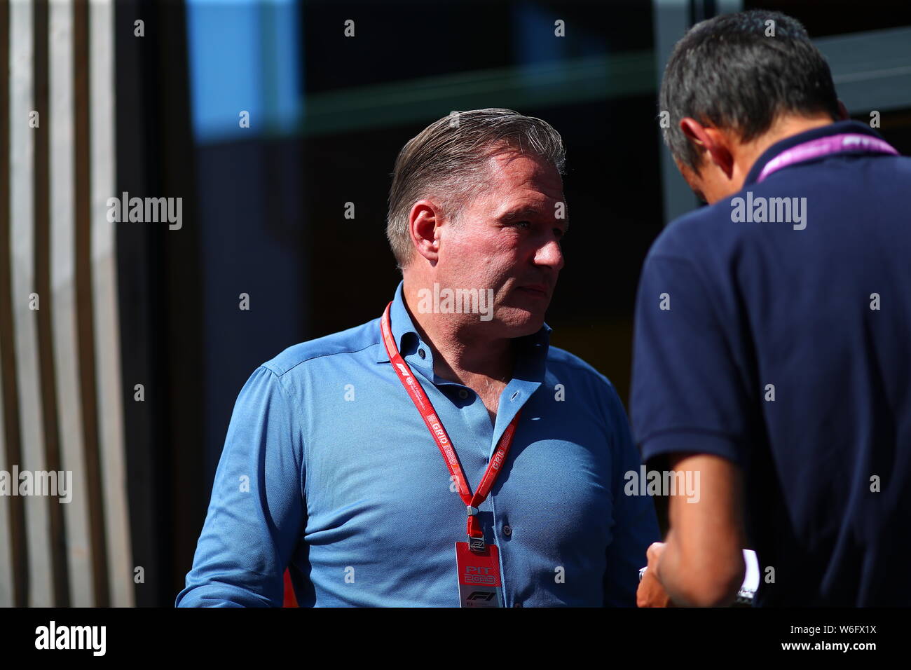 Budapest, Hongrie. 1er août 2019. Jos Verstappen Ungarian Hungaroring GP, 2019 : Crédit Photo Agency indépendante/Alamy Live News Banque D'Images