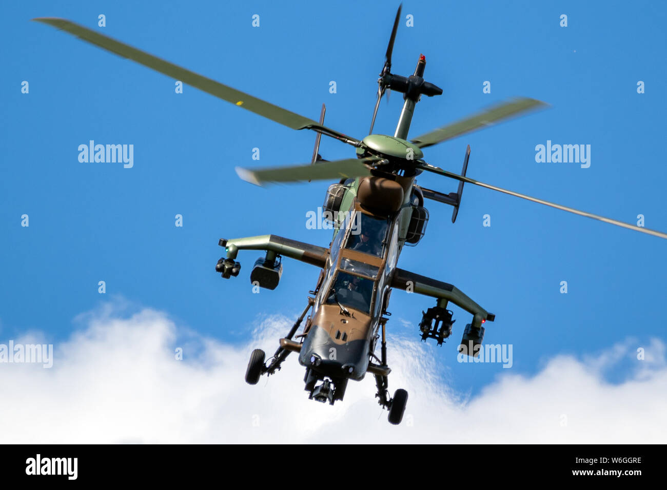 LE BOURGET PARIS - 21 juin 2019 - Armée française Airbus Eurocopter EC-665 hélicoptère d'attaque Tigre au Bourget. Banque D'Images