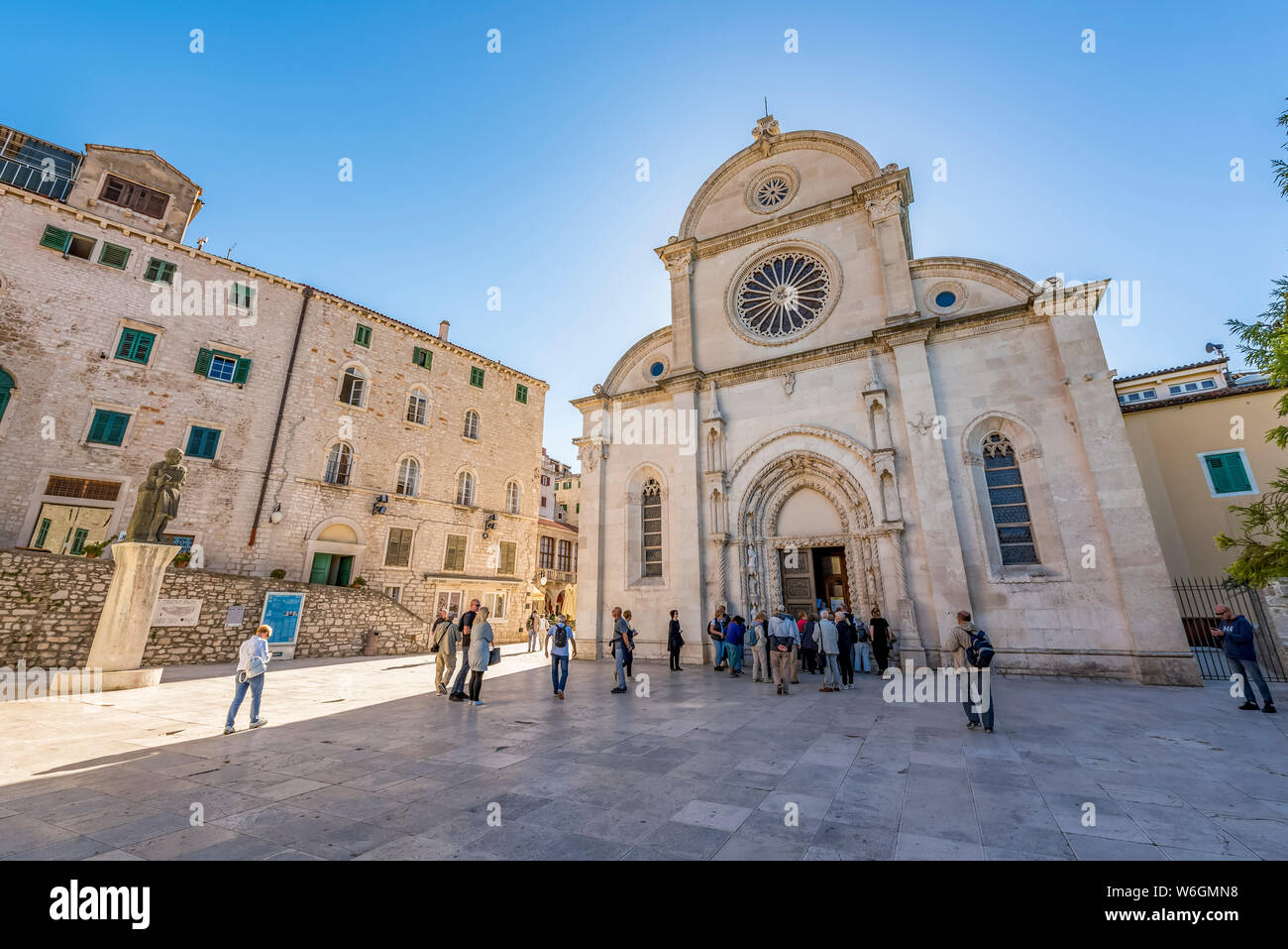 Cathédrale de Saint Jacques, Sibenik, Croatie Banque D'Images