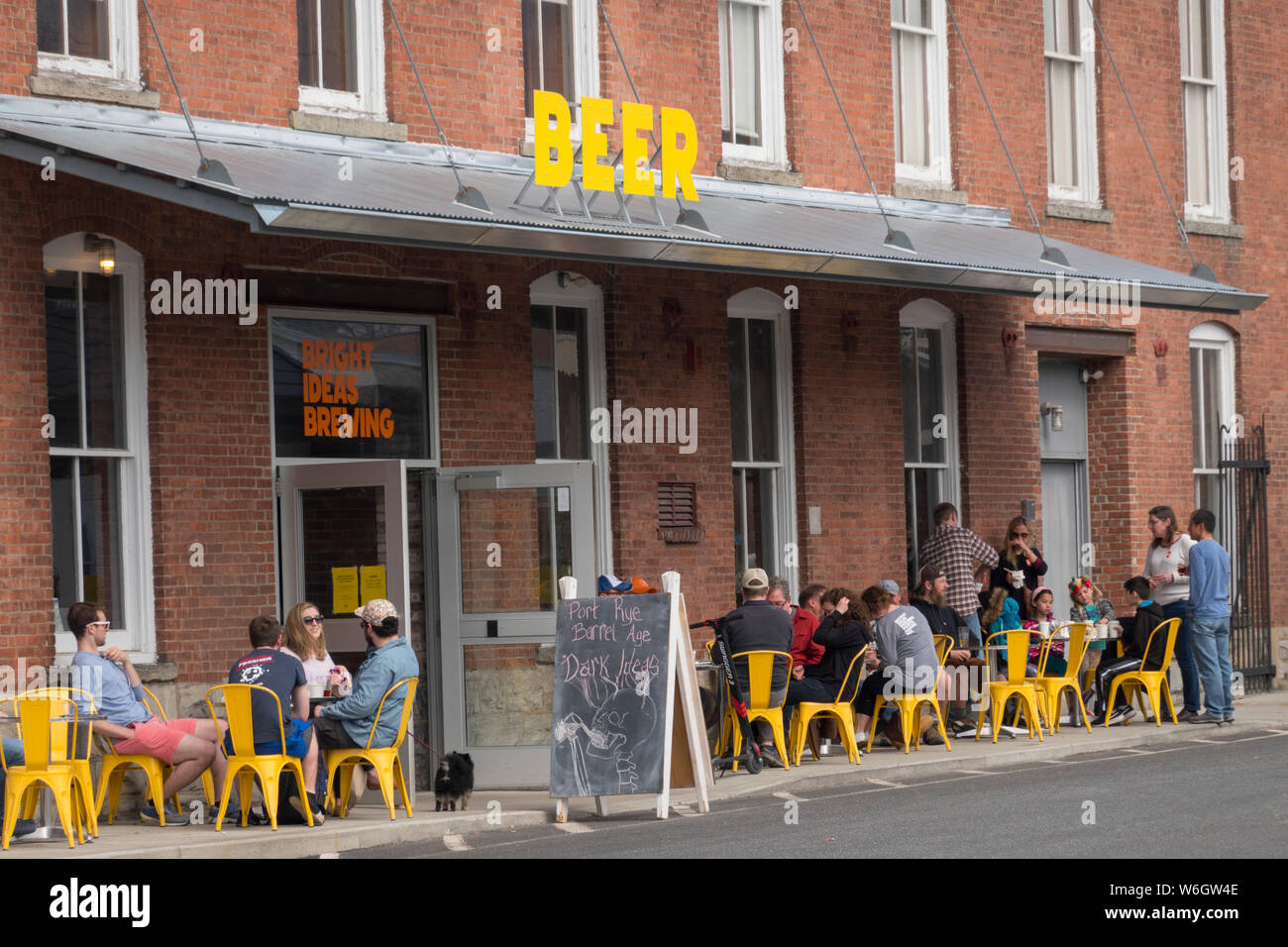 MASS MOCA museum de North Adams, MA Banque D'Images