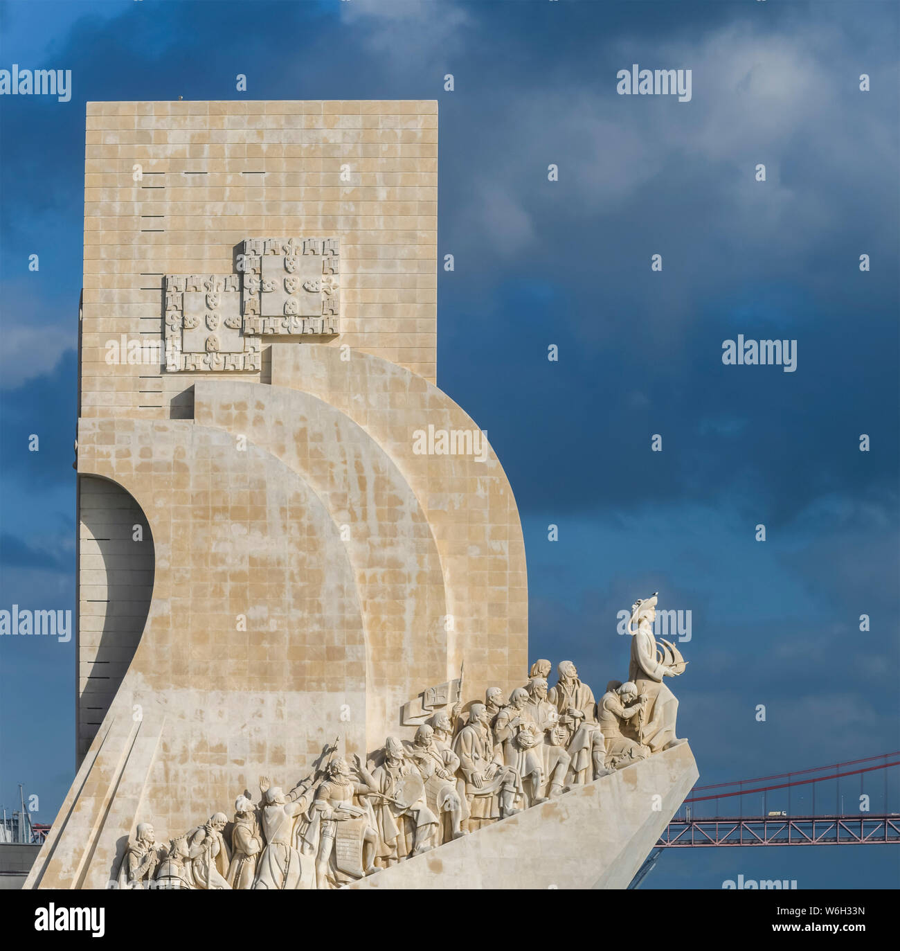 Padrao dos Descobrimentos Monument ; Lisbonne, Lisboa, Portugal Région Banque D'Images
