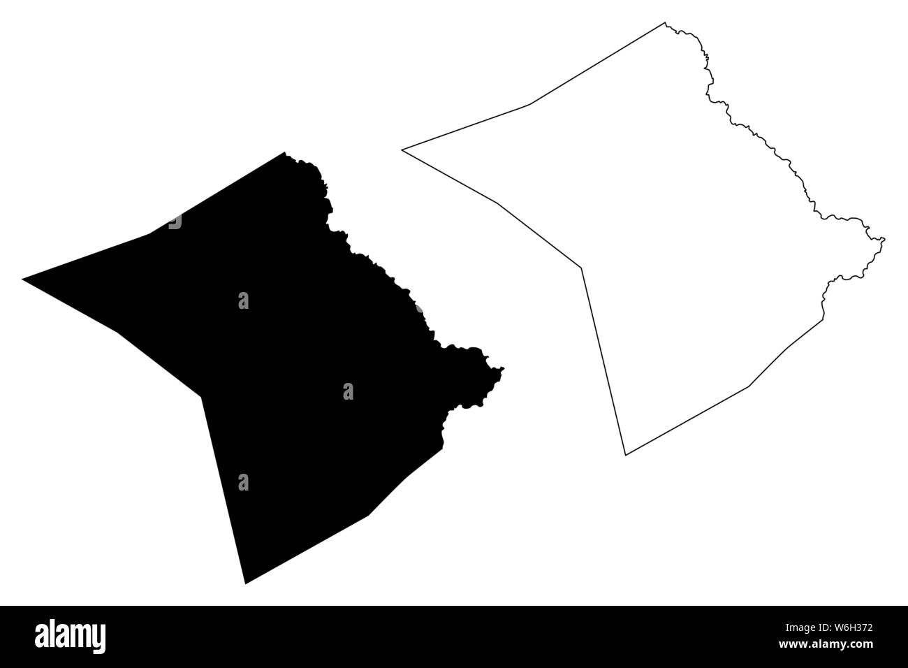 Lee County, Texas (comtés au Texas, États-Unis d'Amérique,USA, États-Unis, US) map vector illustration gribouillage, croquis Lee site Illustration de Vecteur