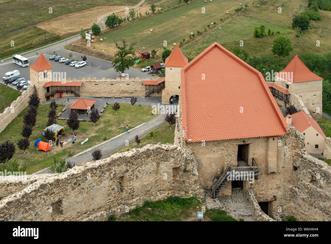 La Citadelle de Brasov, Roumanie Banque D'Images