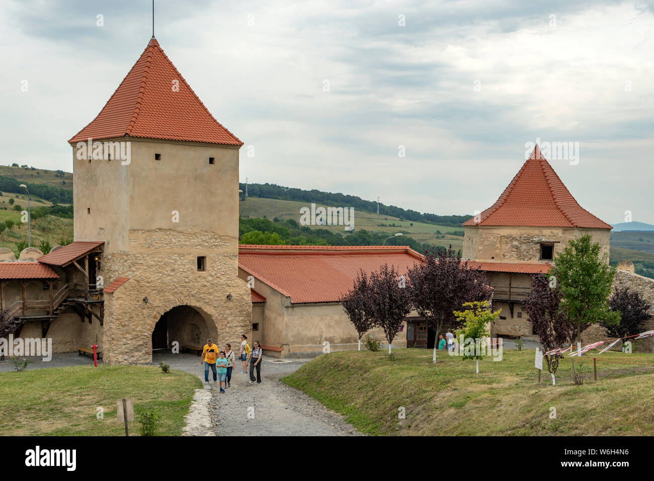 La Citadelle de Brasov, Roumanie Banque D'Images