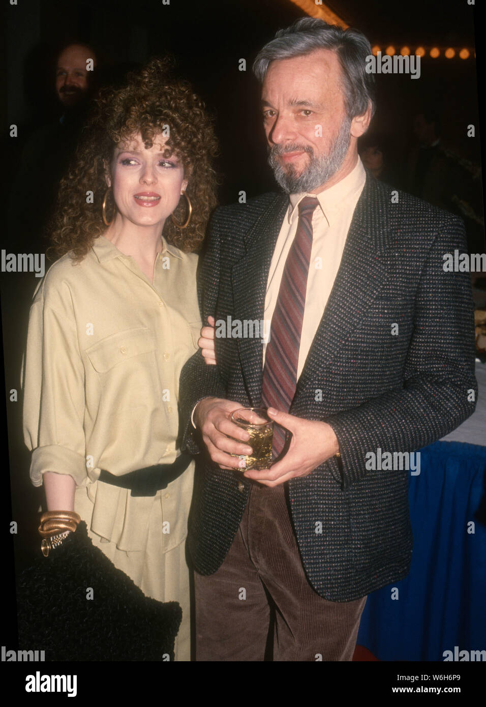 Bernadette Peters, Stephen Sondheim, 1990, photo de John Barrett/PHOTOlink Banque D'Images