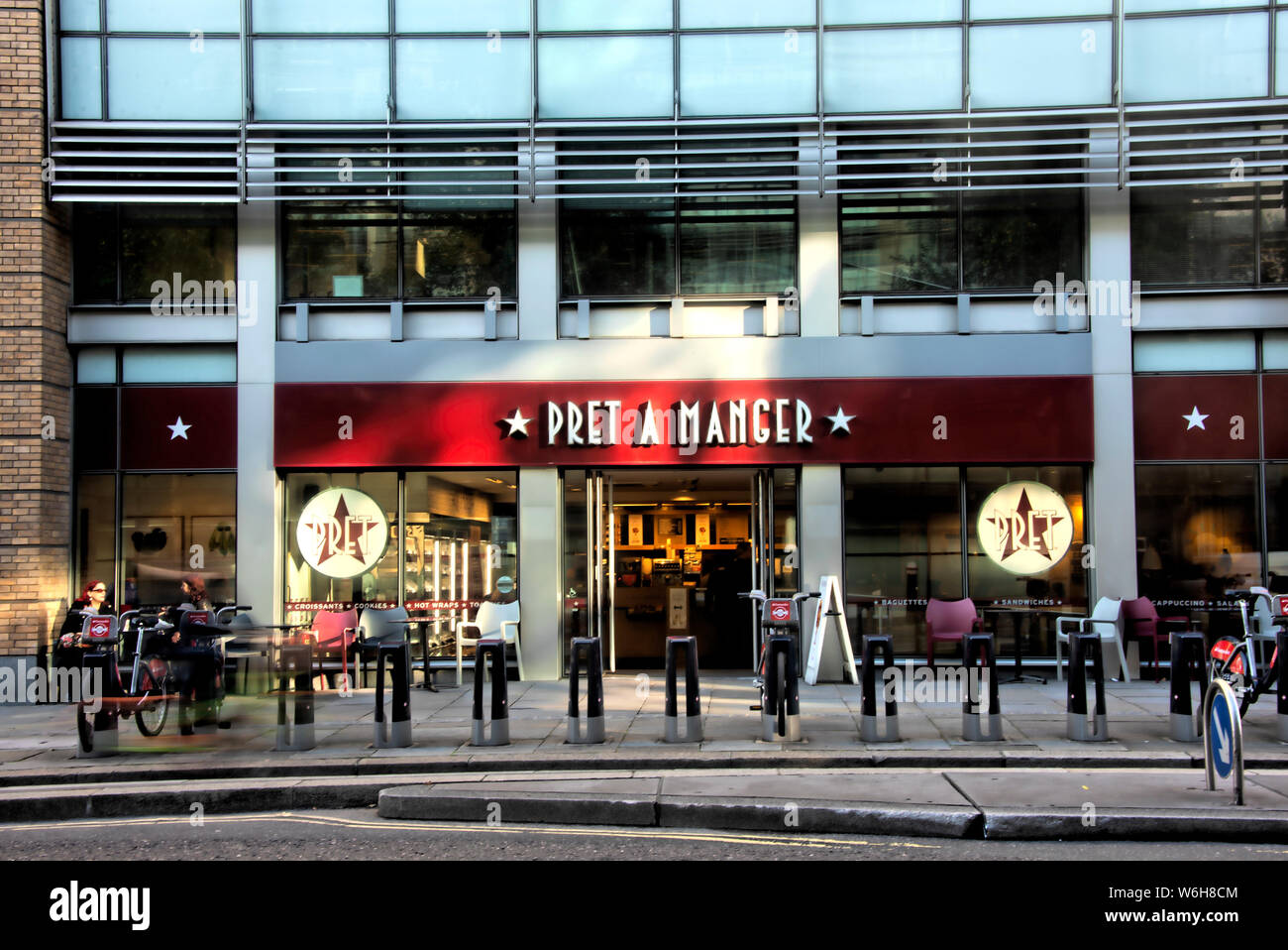 café à london street Banque D'Images