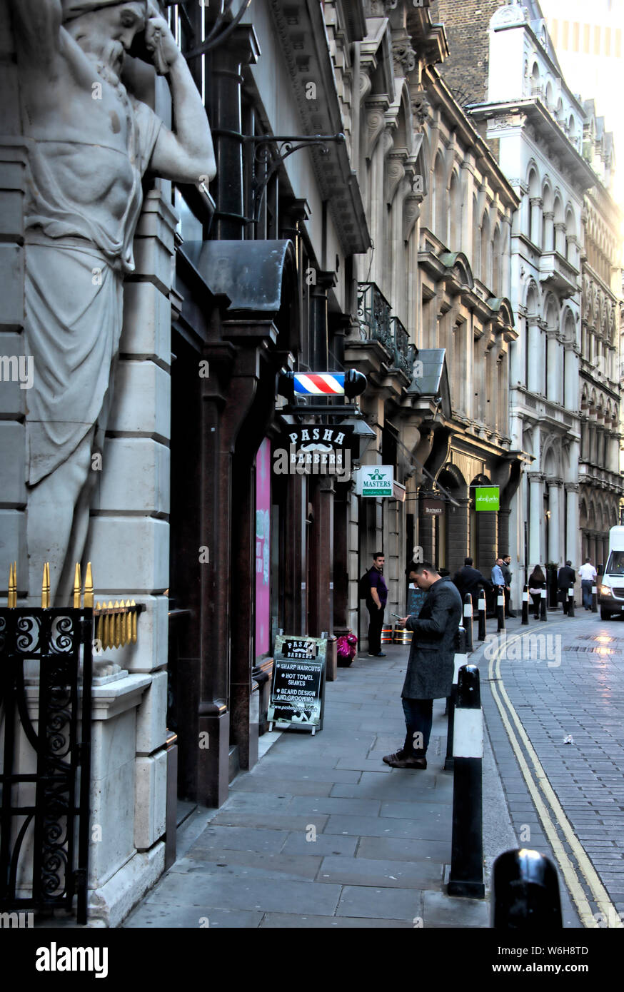 café à london street Banque D'Images
