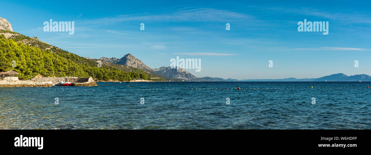 Riviera De Makarska, Croatie, Dalmatie Banque D'Images