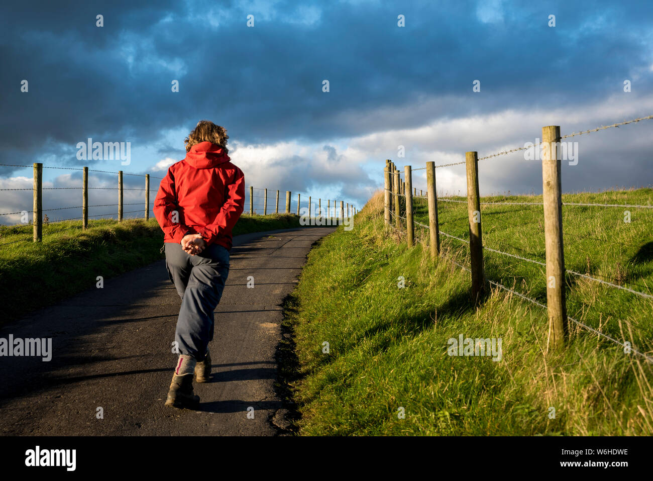 Balade dans les North Downs Way, le sud de l'Angleterre ; l'Angleterre Banque D'Images