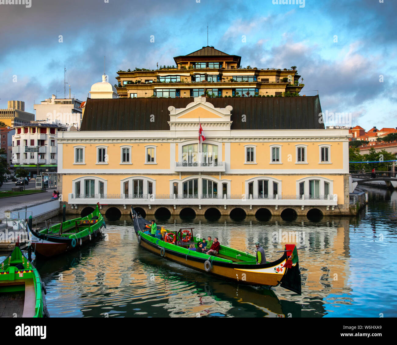 C'est la Venise du Portugal, Aveiro la plus belle ville Banque D'Images
