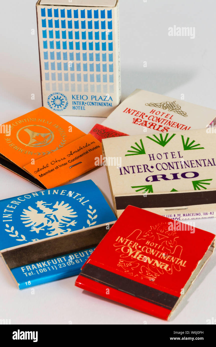 1970 correspond à de l'hôtel dans le monde entier InterContinentals Banque D'Images