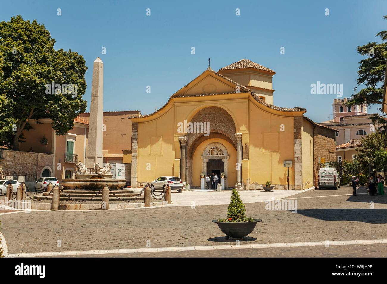 Église de Santa Sofia Bénévent, Musée archéologique, candidat officiel de l'Unesco, l'Italie Campanie Banque D'Images